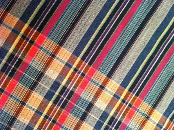 Plaid Cotton fabric of colorful background and abstract texture