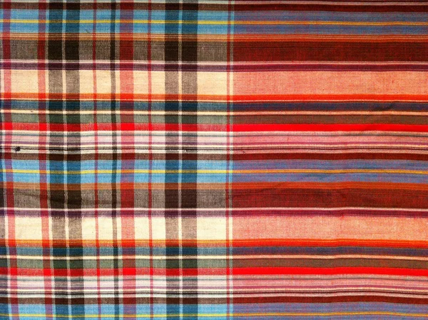 Abstract fabric plaid  colorful Texture on  Cotton background