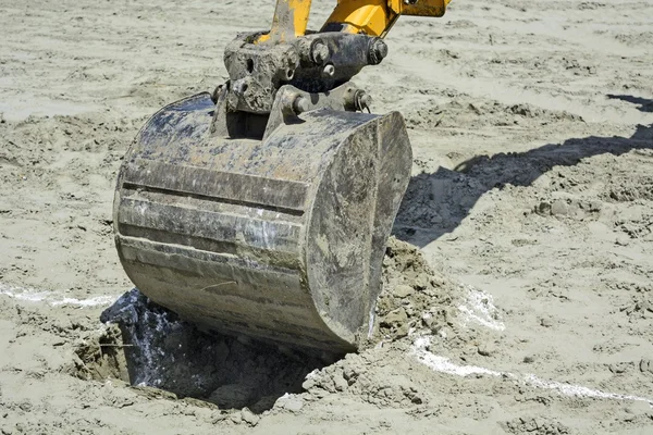 Excavator bucket to work
