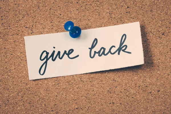 Give back note