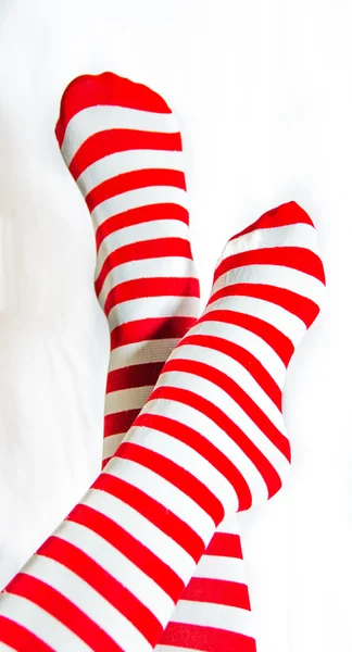 Stripes socks of the christmas elf