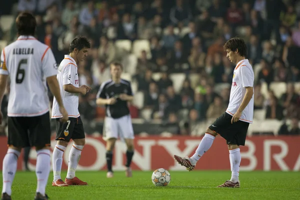 David Villa and David Silva