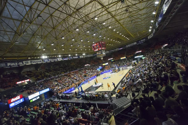 Fans and teams during Eurocup Basketball match