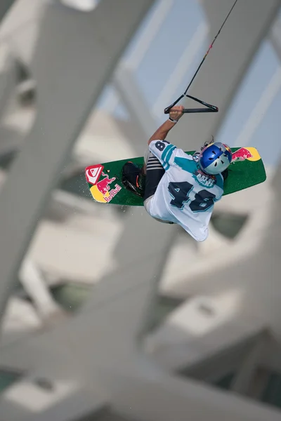 Athlete during performance at Red Bull Art of Wake