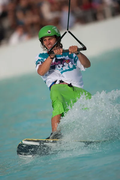 Athlete during performance at Red Bull Art of Wake