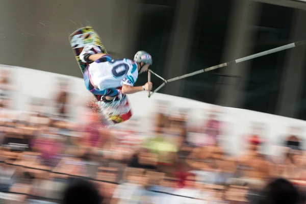 Athlete during performance at Red Bull Art of Wake