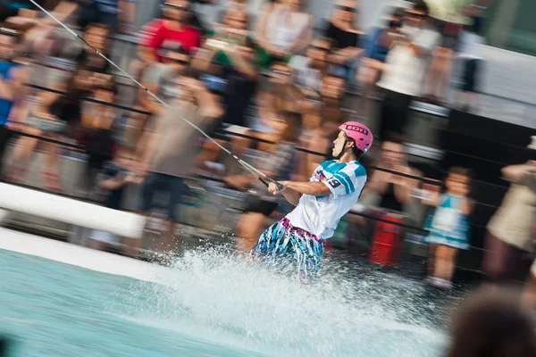 Athlete during performance at Red Bull Art of Wake