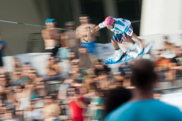 Athlete during performance at Red Bull Art of Wake