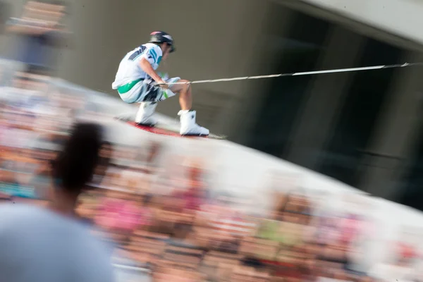 Athlete during performance at Red Bull Art of Wake