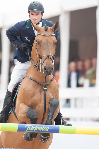 Rider on the horse during  Global Champions Tour of Spain