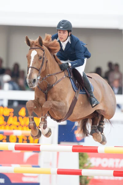 Rider on the horse during  Global Champions Tour of Spain