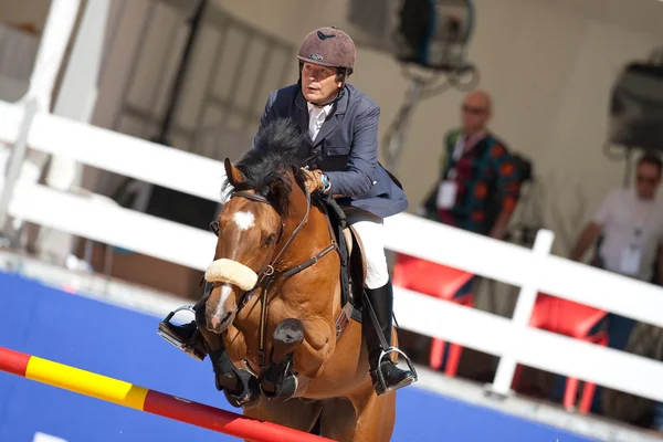 Rider on the horse during  Global Champions Tour of Spain