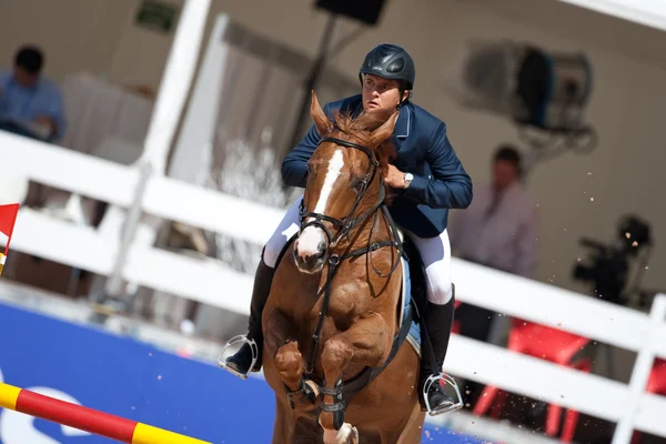 Rider on the horse during  Global Champions Tour of Spain