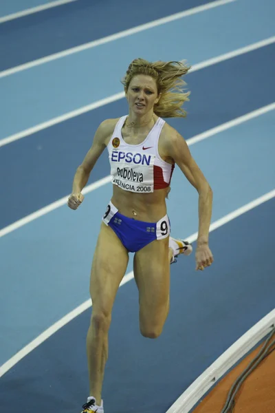 Soboleva competes in the Women's 1500 metres