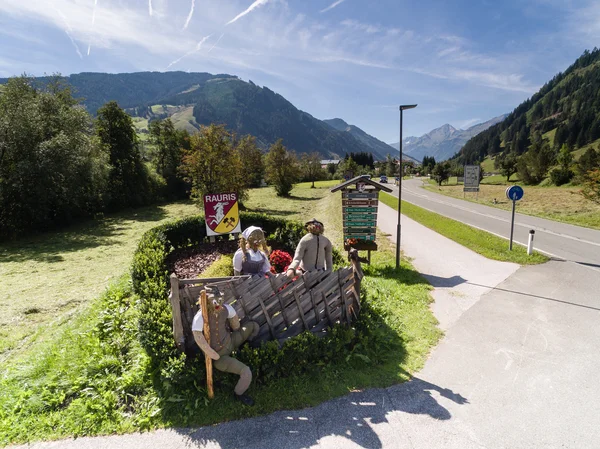 Rauris in Austria, mountain village in the Alps, Salzburg