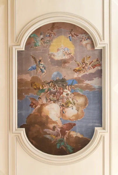 Fresco on the ceiling of the church of Saint Anthony Abbot.