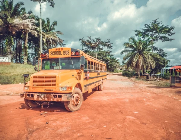 School bus. West Africa, Liberia