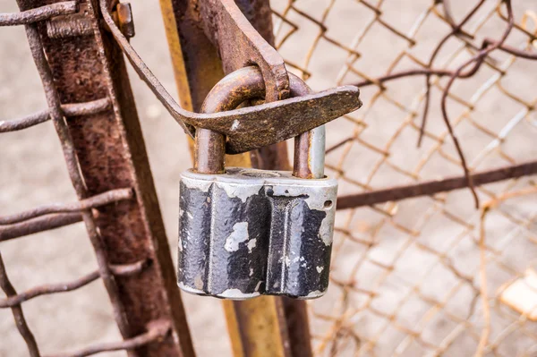 Old gate locked