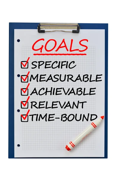 Smart goals concept