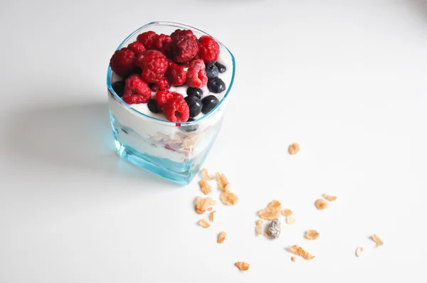 Granola healthy desert in a glass