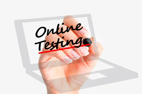 Online testing concept
