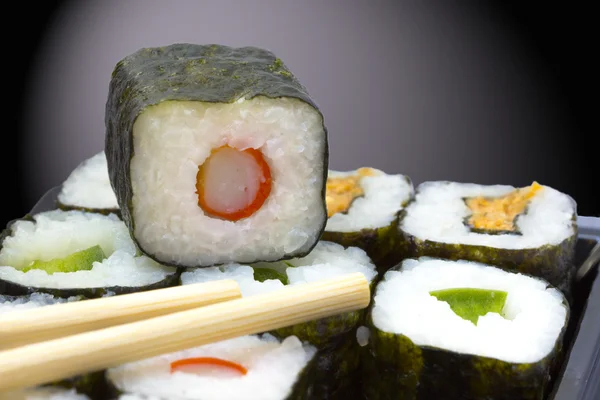 Sushi box content