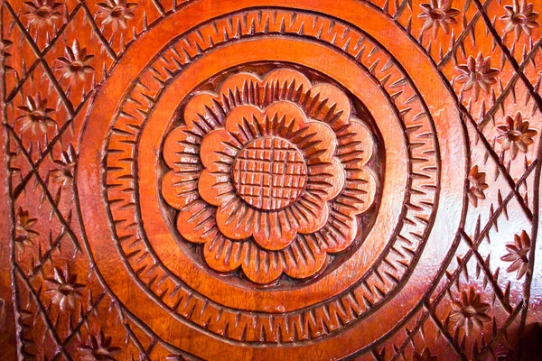 Wood Thai pattern Handmade wood carvings. Phrae Thailand
