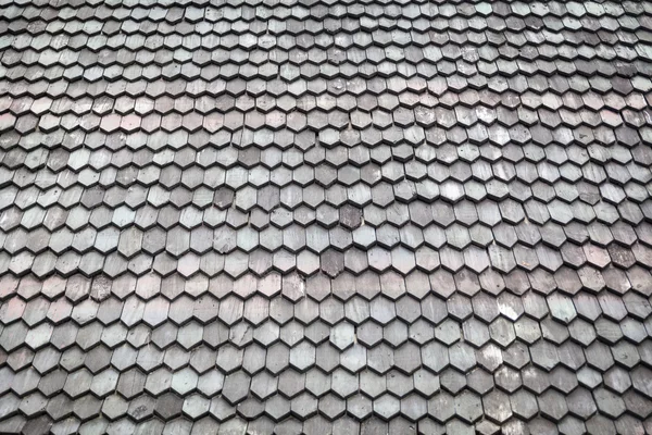 Wood shingle roof background