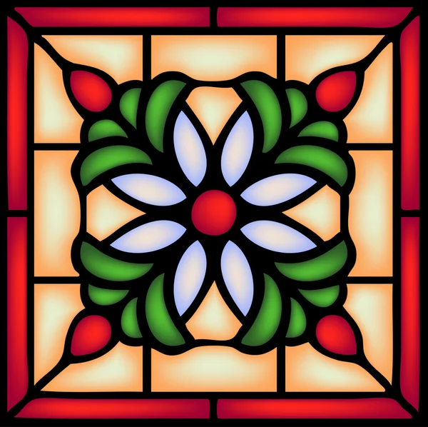 Gothic ornament with decorative berry