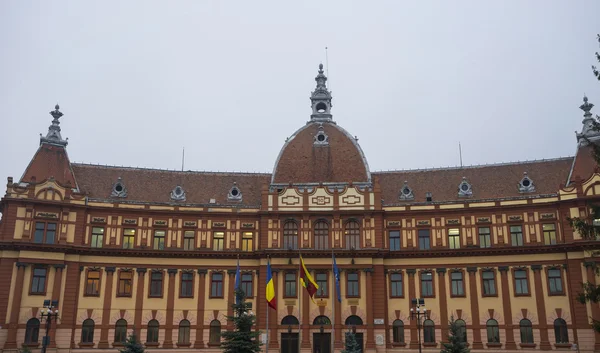 Brasov County Council building which is an important historic monument in Transylvania region of Romania