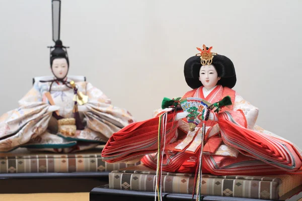 Hina doll (Japanese traditional doll) to celebrate girl\'s growth