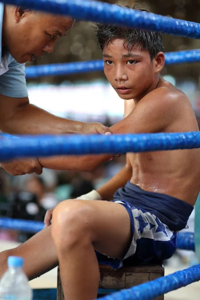 Unidentified traditional Lethwei boxer