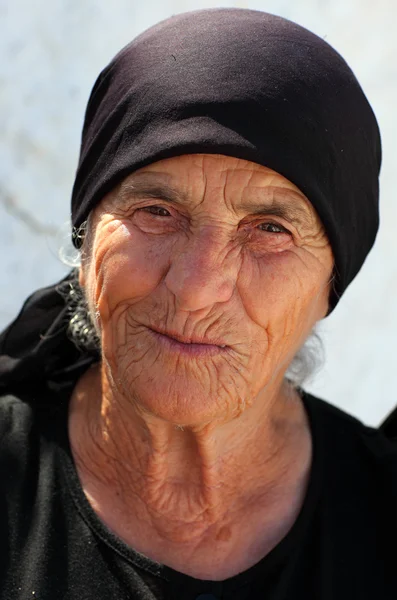 Portrait of an old woman