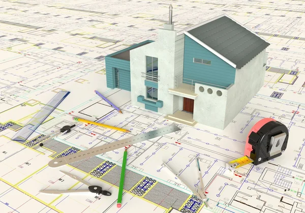 House Architectural Drawing And Layout