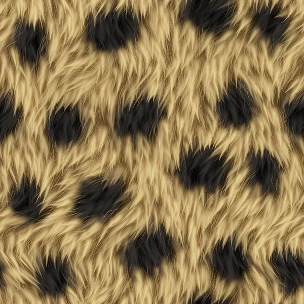 Seamless Leopard Animal Fur Background