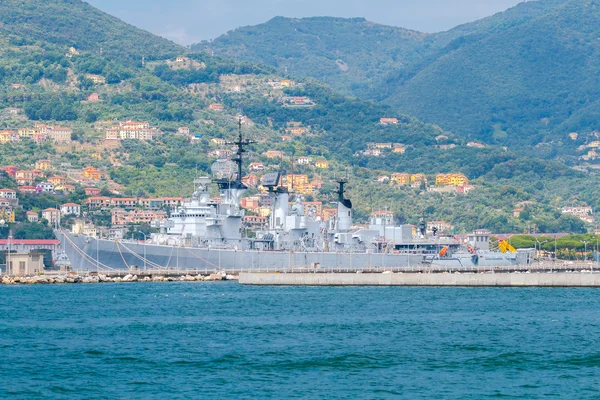 Military ships in La Spezia.
