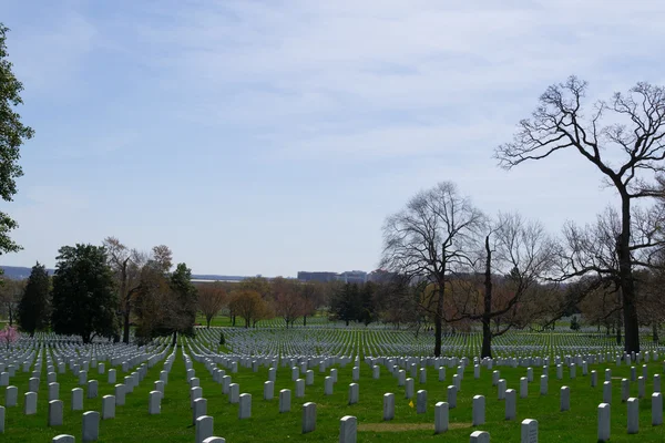 Blue sky over the Arlington Cemetery