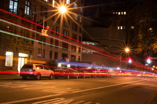 Traffic on fifth avenue