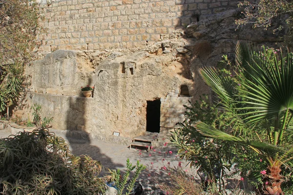 Outside the Tomb of Jesus In Jerusalem