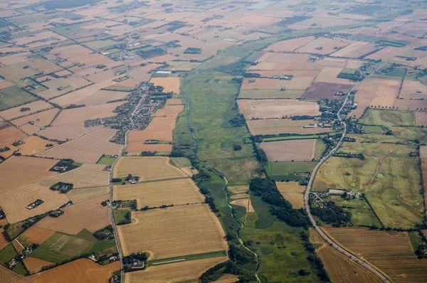 Aerial view of agriculture Landscape