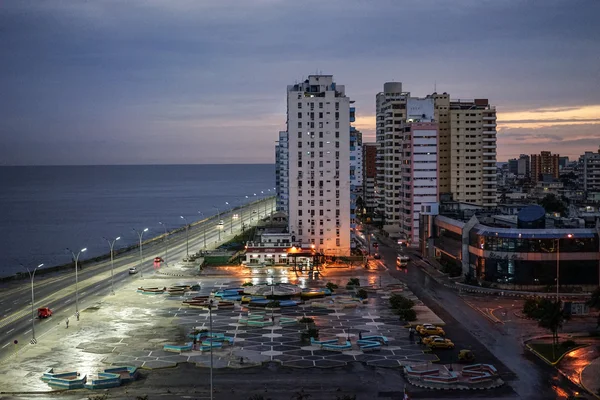 Sunset over the capital Havana, Cuba