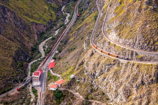 Aerial View Of The Train Devils Nose