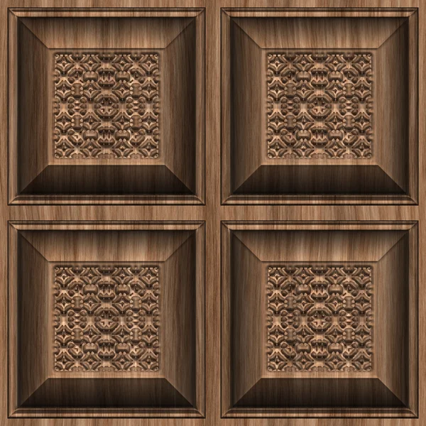 Carved Wood Seamless Texture Tile