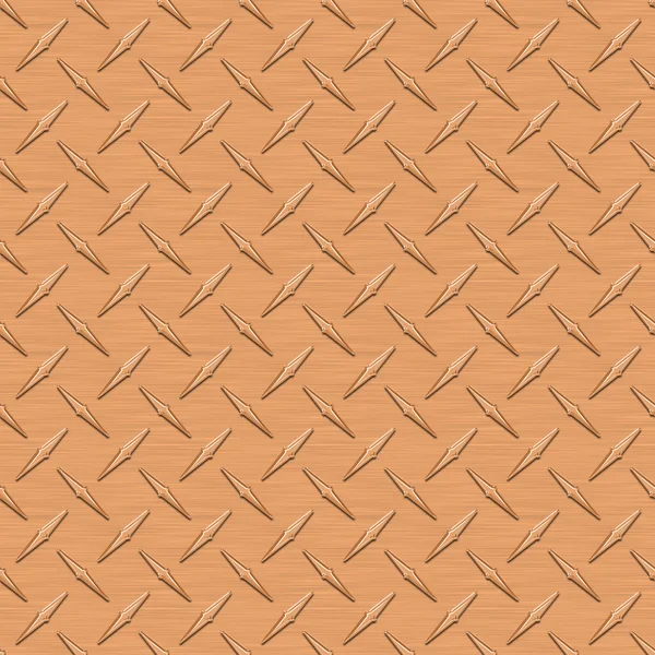 Copper Diamondplate Metal Seamless Texture Tile
