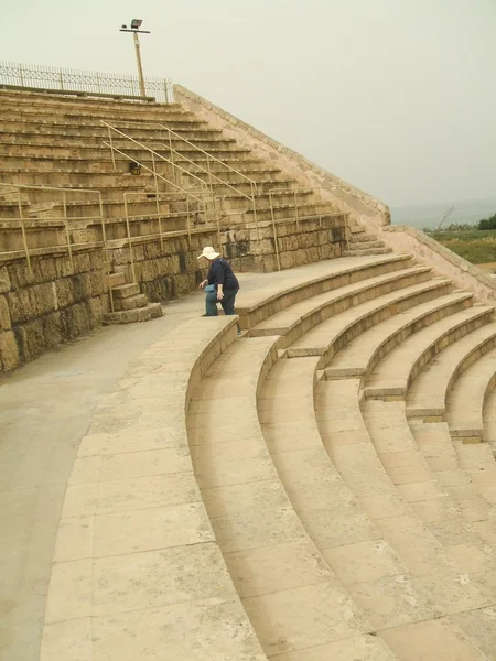 Theater, Roman ruins, Roman theater, Caesarea, Israel, Middle East