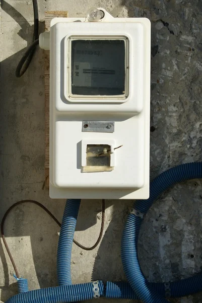 Electricity meter. electric meter. energy meter. old electric or electrical meter box