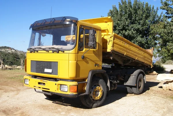 Construction truck. construction vehicle. truck or lorry for construction industry