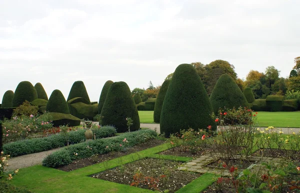 Chirk Castle Garden in Wrexham, Wales, England, Europe