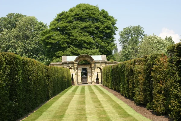 Hever castle garden in England