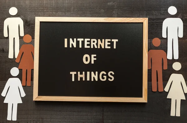 Chalkboard the internet of things concept